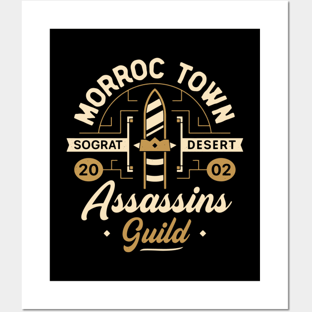 Morroc Oasis Town Guild Wall Art by Lagelantee